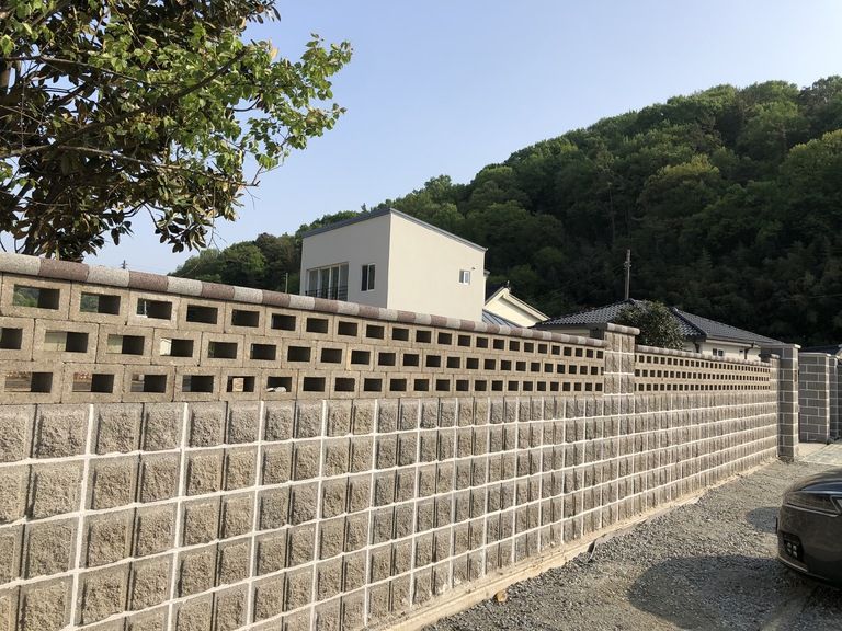 세종벽돌 ㅁ자와 풍경벽돌사고석 웅장한 성 같은 분위기 #28