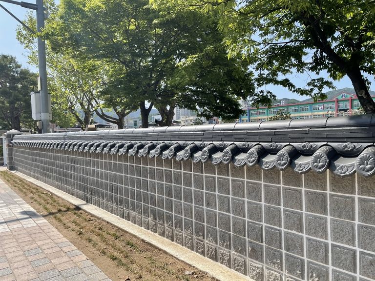 #28 경북 상주 상주초등학교 한식기와담장 현장