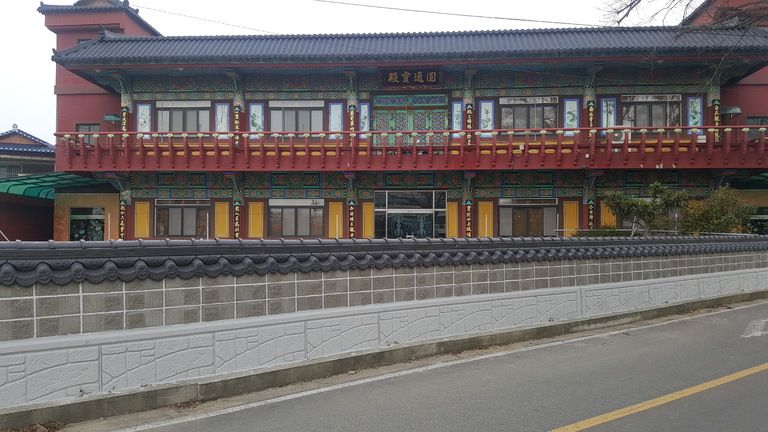 풍경벽돌로 한식기와담장쌓기 현장사진 #4